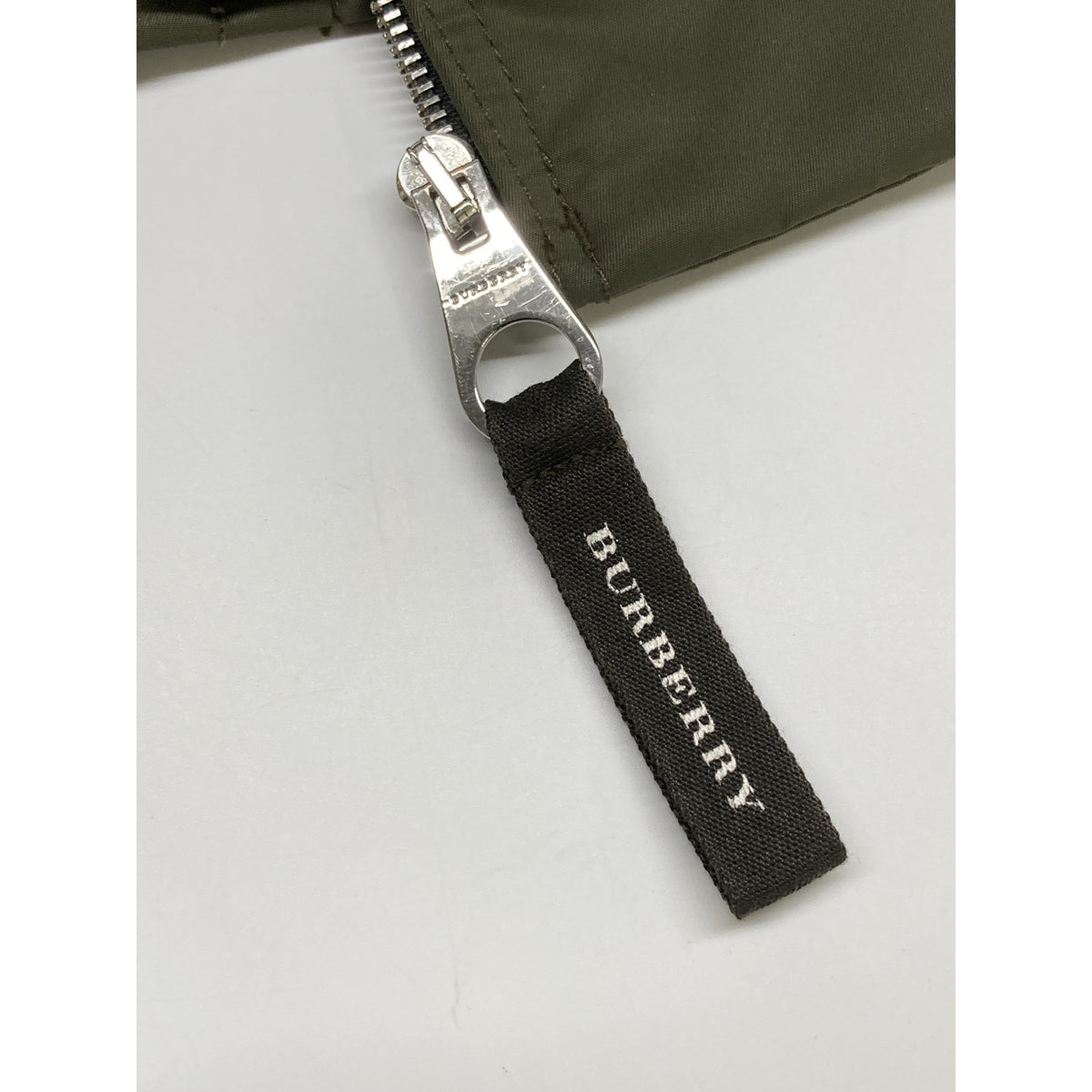 BURBERRY MA-1 Bomber Jacket Khaki Size 50