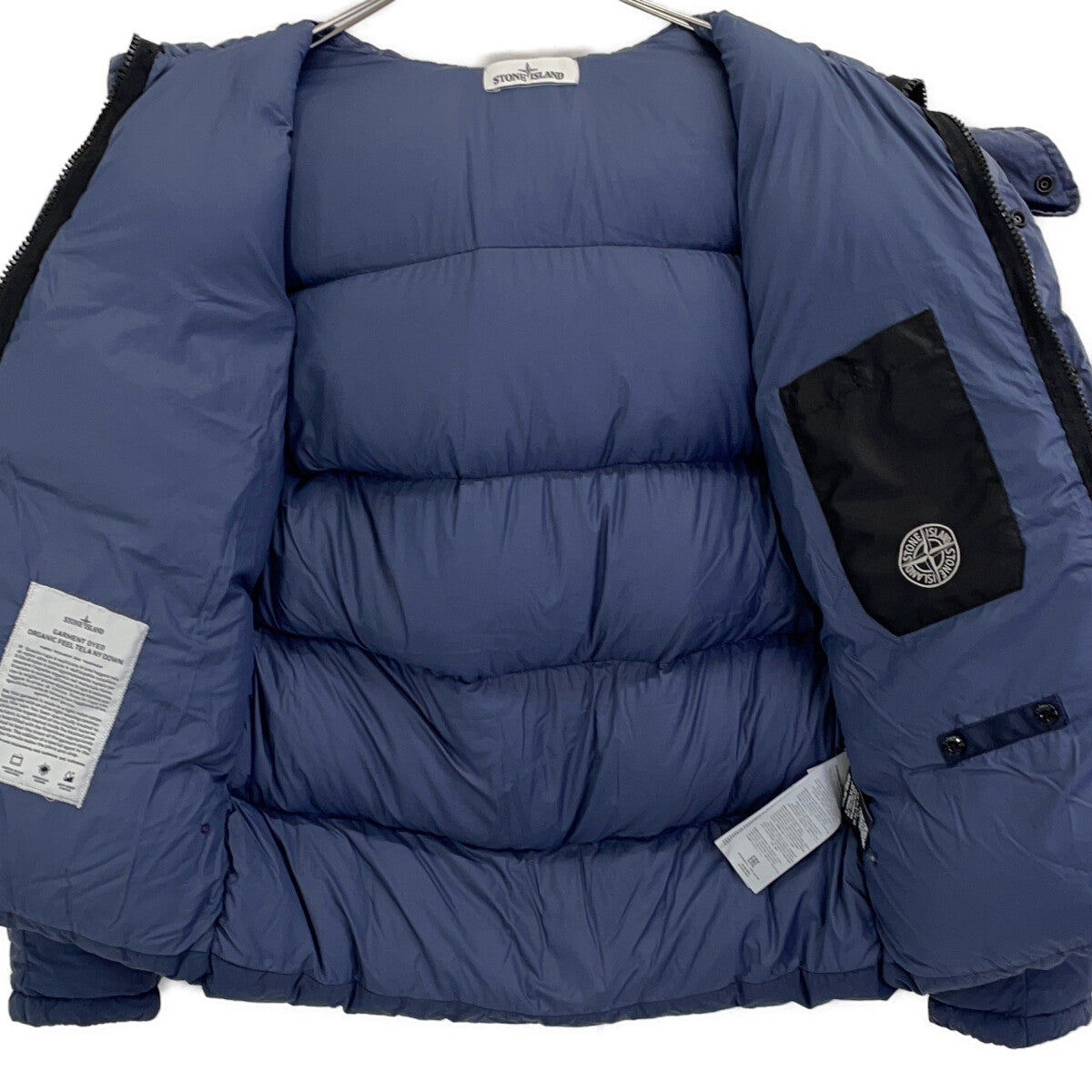 STONE ISLAND Gray Down Jacket Size M