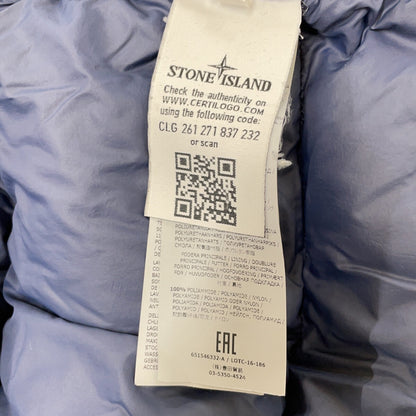 STONE ISLAND Gray Down Jacket Size M