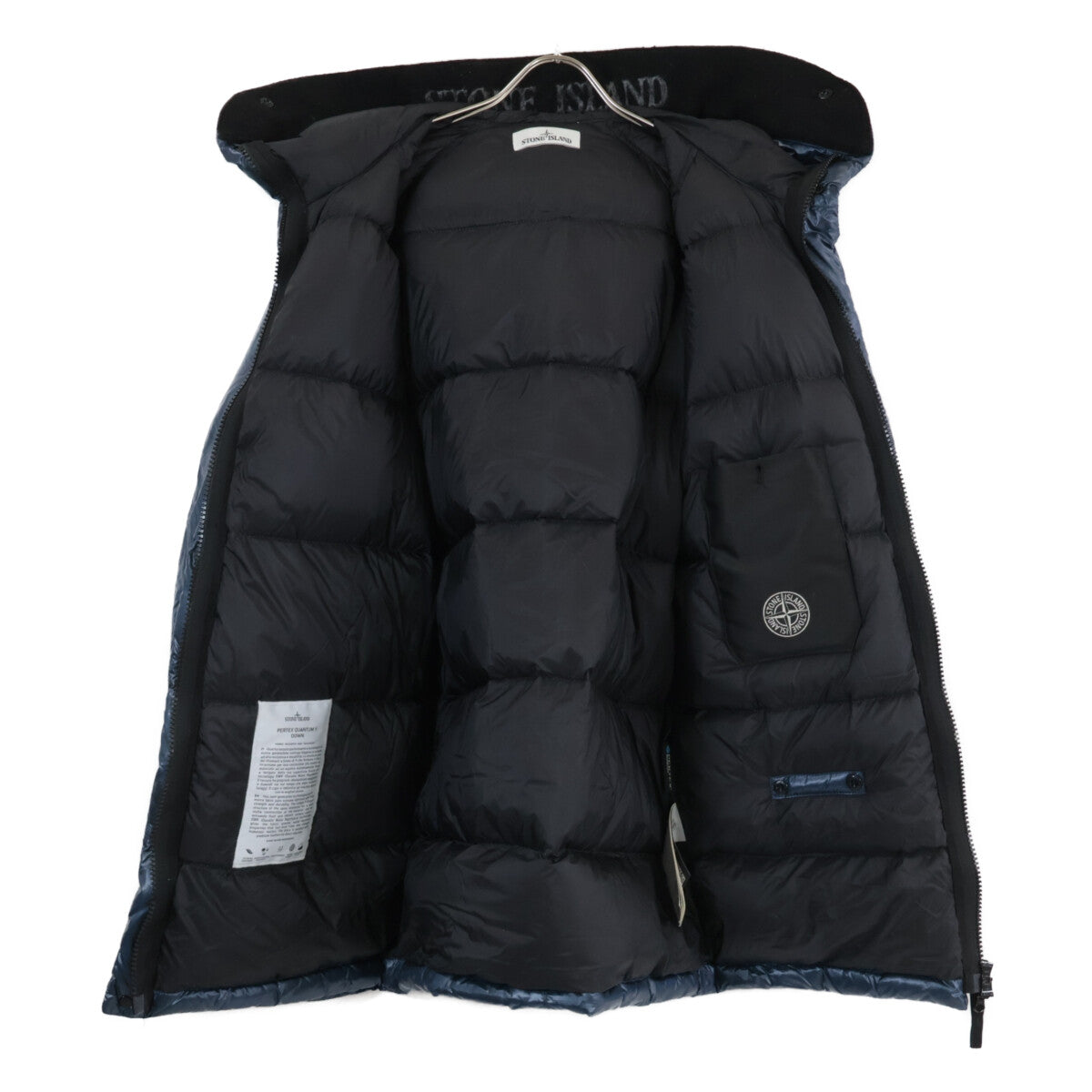 STONE ISLAND PERTEX QUANTUM Y Down Parka Navy Jacket Size S