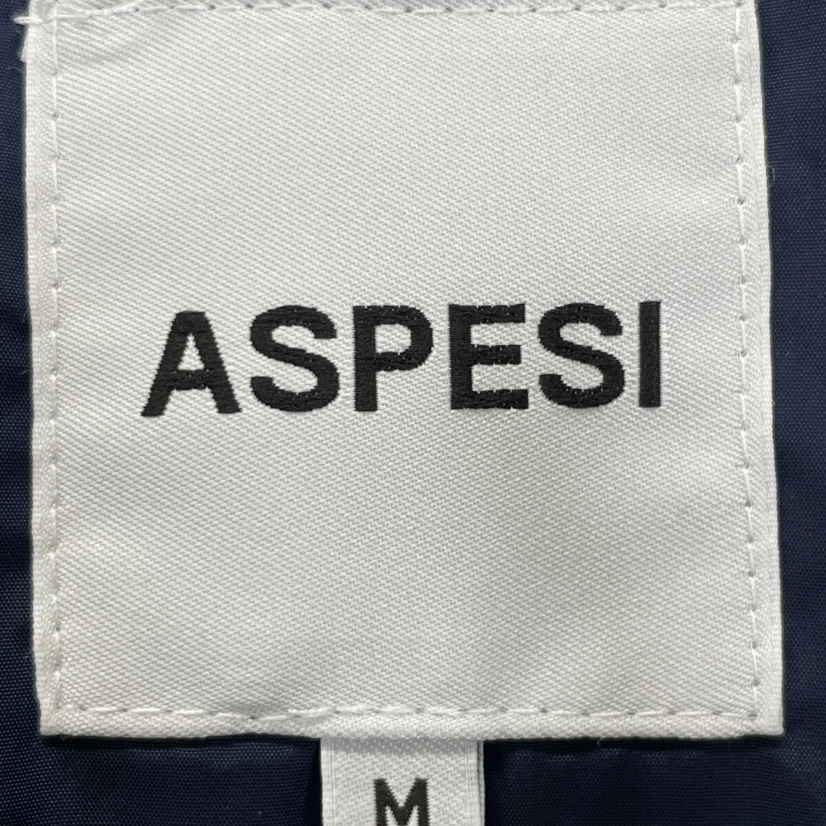 ASPESI Thermore Lined Mod Coat Blue Polyester Size M