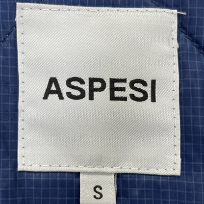 ASPESI Quilted Liner Mod Coat Black Polyester Size S