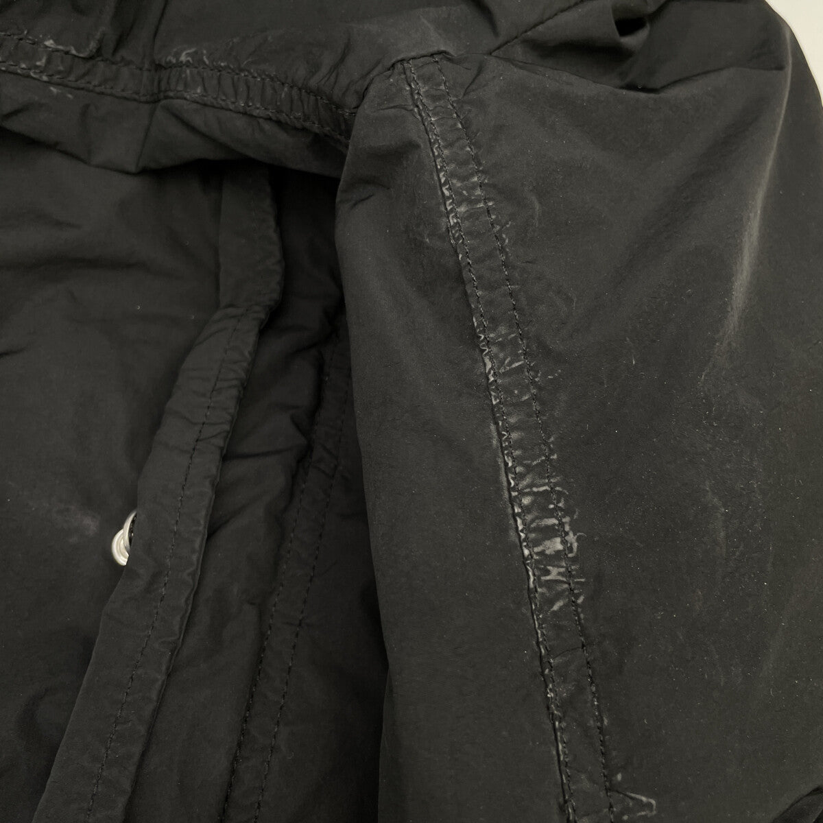 ASPESI Quilted Liner Mod Coat Black Polyester Size S