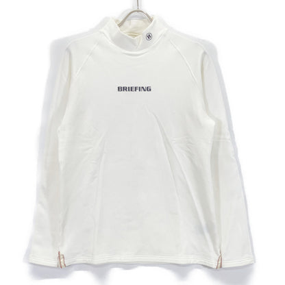 Briefing GOLF BRG243M64 White Warm High-Neck Shirt Size M