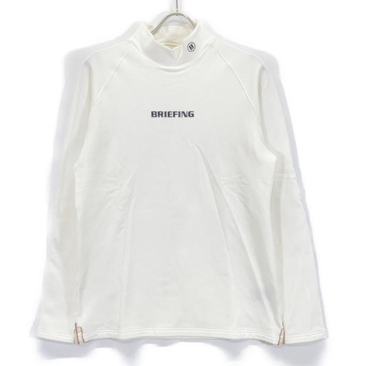 Briefing GOLF BRG243M64 White Warm High-Neck Shirt Size M