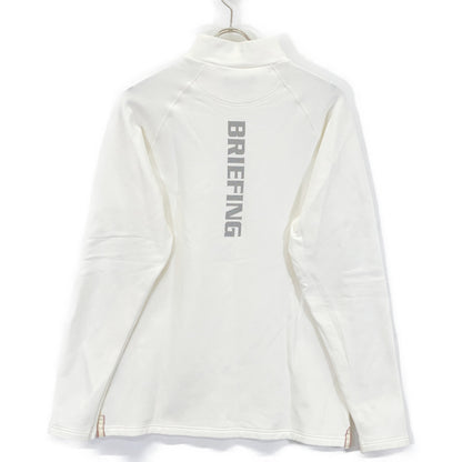 Briefing GOLF BRG243M64 White Warm High-Neck Shirt Size M