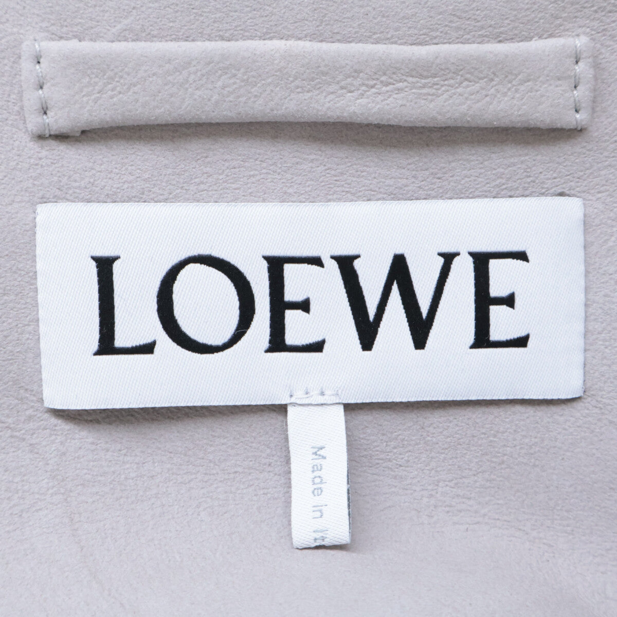 LOEWE 25AW Shearling Overshirt Jacket Ivory Size 46