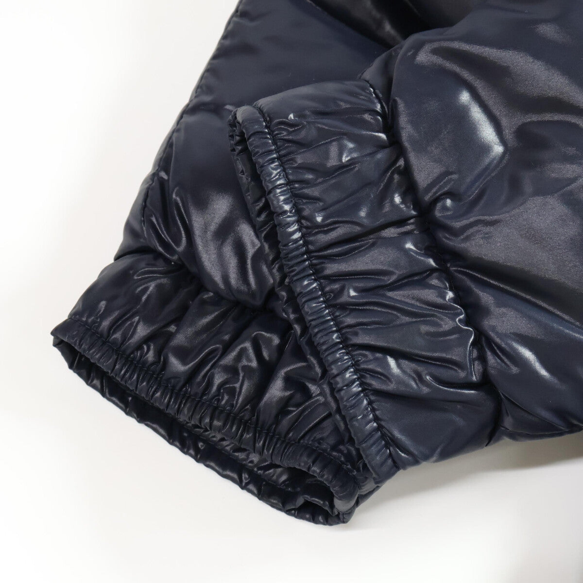 MONCLER 40349 Austin Navy Nylon Down Coat Size 4