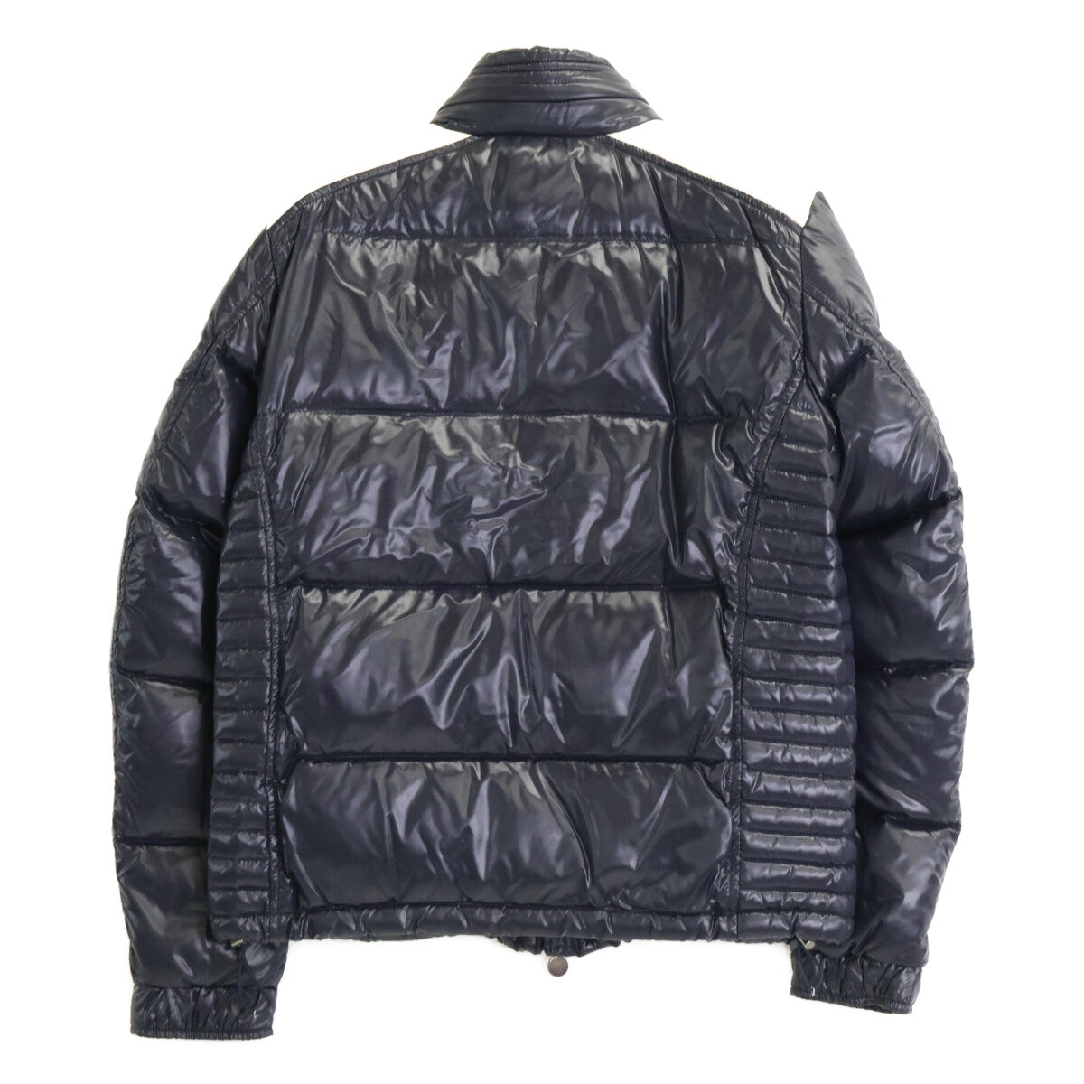 MONCLER 40349 Austin Navy Nylon Down Coat Size 4