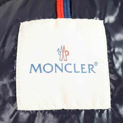 MONCLER 40349 Austin Navy Nylon Down Coat Size 4