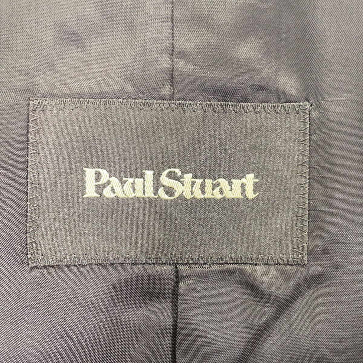 PaulStuart Houndstooth Cashmere Blend Collar Coat Size 46
