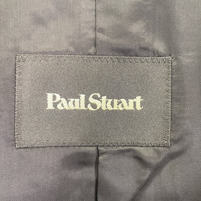 PaulStuart Houndstooth Cashmere Blend Collar Coat Size 46