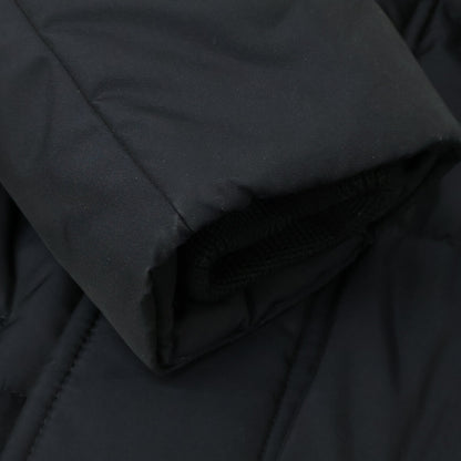 MOORER BARBIERI-WK1 Fur Hooded Down Coat Navy Size 42
