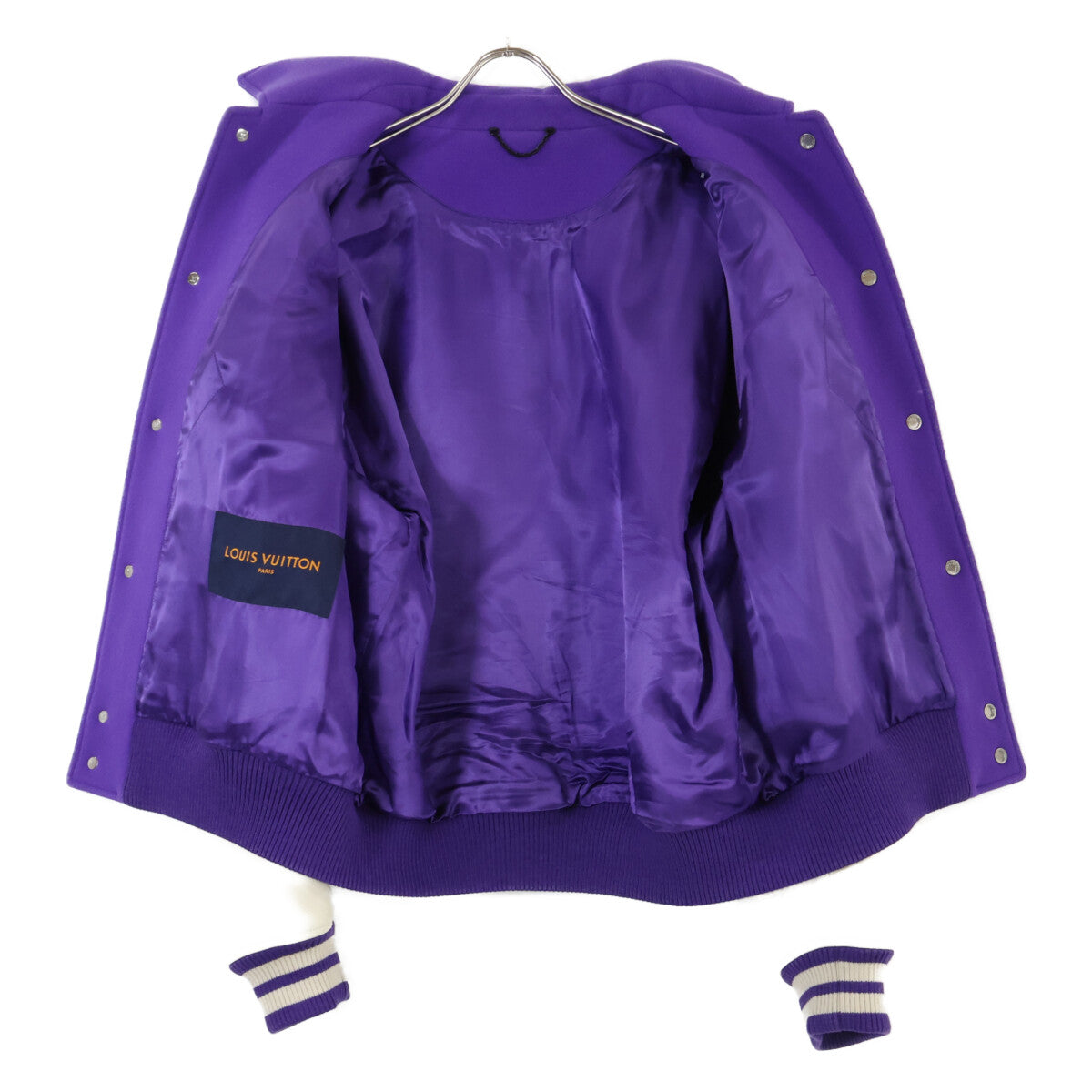 LOUIS VUITTON Virgil Abloh Multi Patch Jacket Purple Size 50