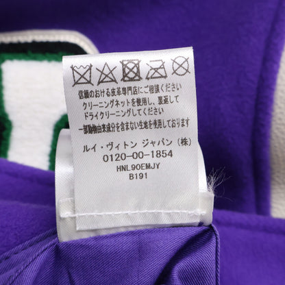 LOUIS VUITTON Virgil Abloh Multi Patch Jacket Purple Size 50