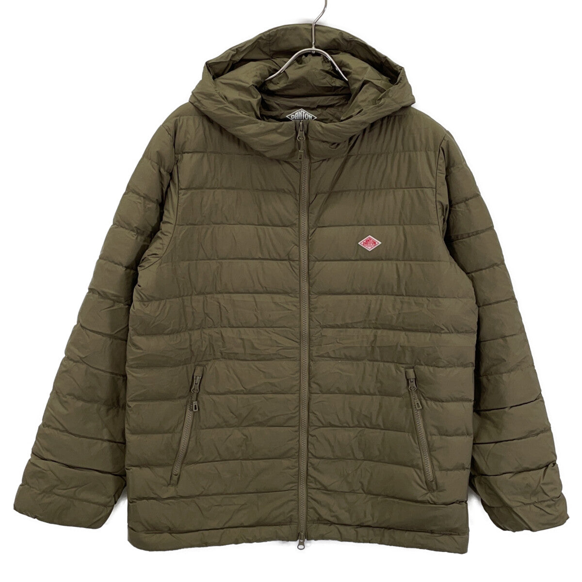DANTON DT-A0564 NRA Khaki Hooded Down Jacket Size M