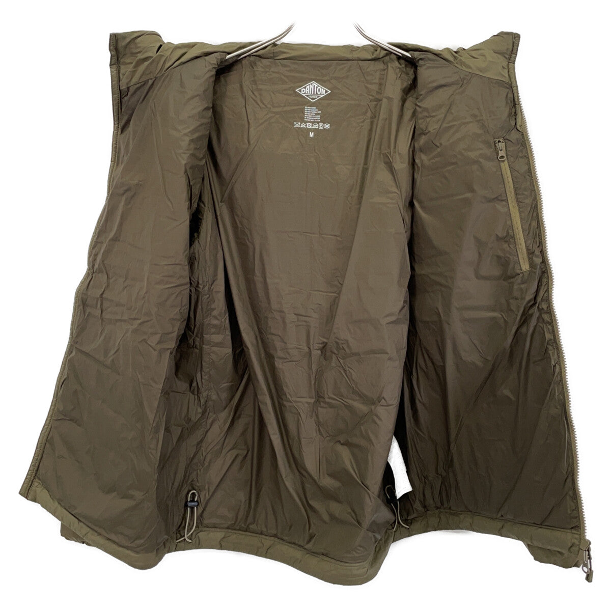 DANTON DT-A0564 NRA Khaki Hooded Down Jacket Size M