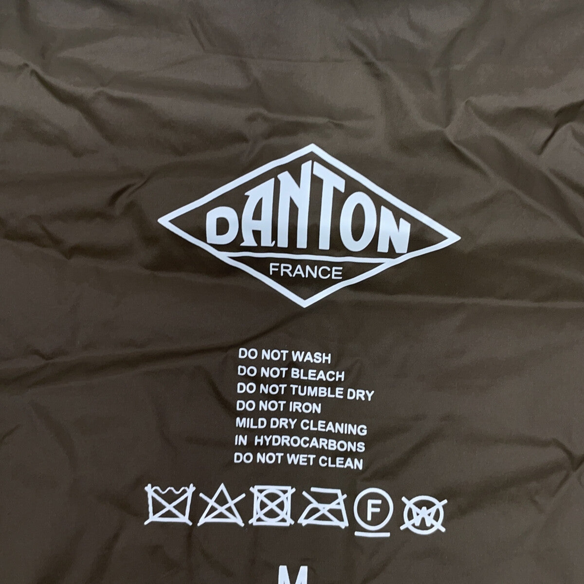 DANTON DT-A0564 NRA Khaki Hooded Down Jacket Size M