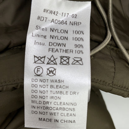DANTON DT-A0564 NRA Khaki Hooded Down Jacket Size M
