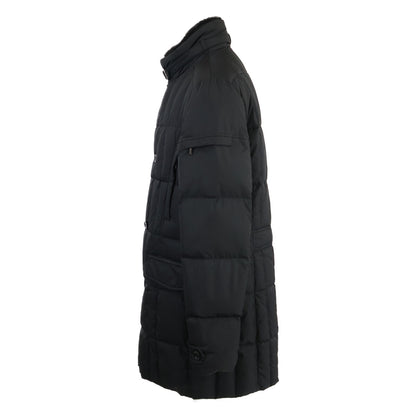 MOORER MORRIS-KM Fur Collar Down Coat Black Size 58