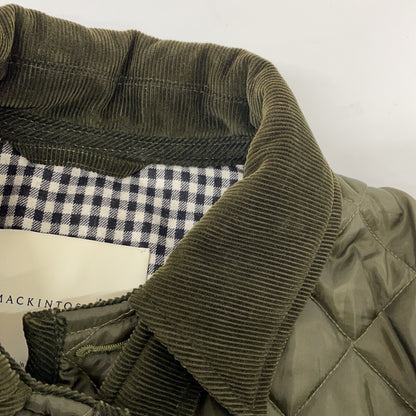 BEAMS F x Mackintosh Khaki Quilted Jacket Size 38