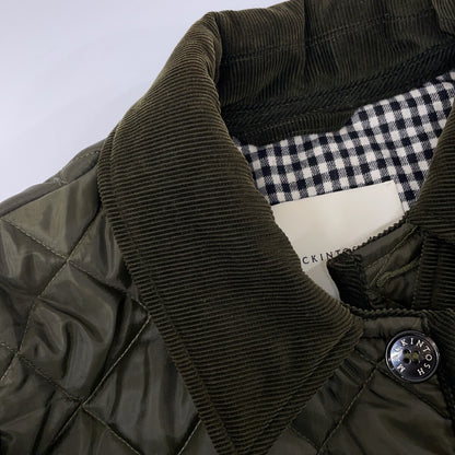 BEAMS F x Mackintosh Khaki Quilted Jacket Size 38
