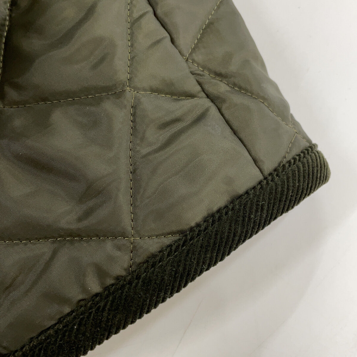 BEAMS F x Mackintosh Khaki Quilted Jacket Size 38