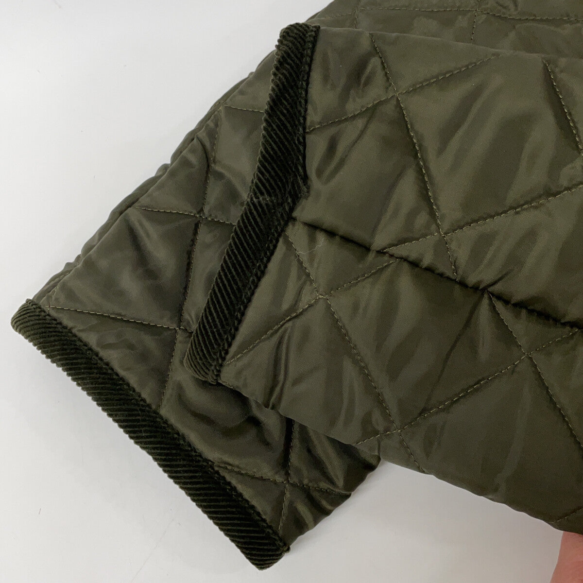 BEAMS F x Mackintosh Khaki Quilted Jacket Size 38