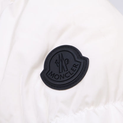 MONCLER MONTCLA Hooded Down Nylon Jacket White Size 2