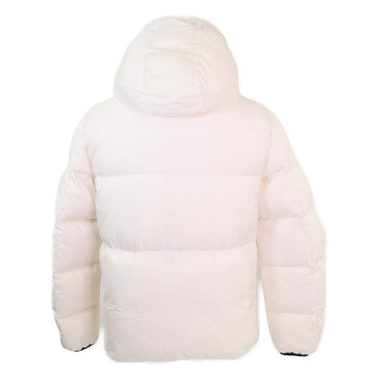 MONCLER MONTCLA Hooded Down Nylon Jacket White Size 2