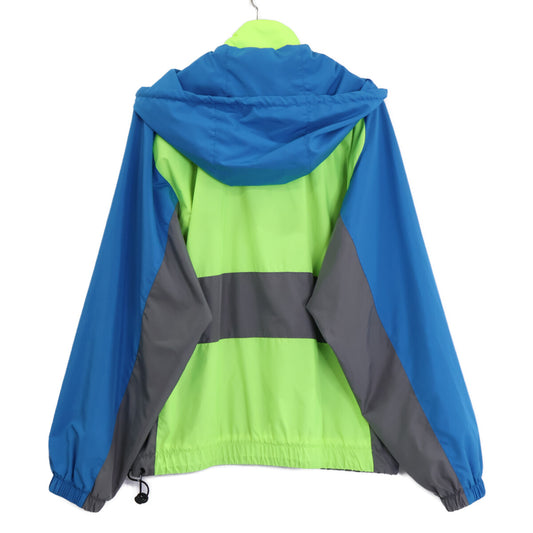 MSGM Neon Nylon Jacket Blue Yellow Size S