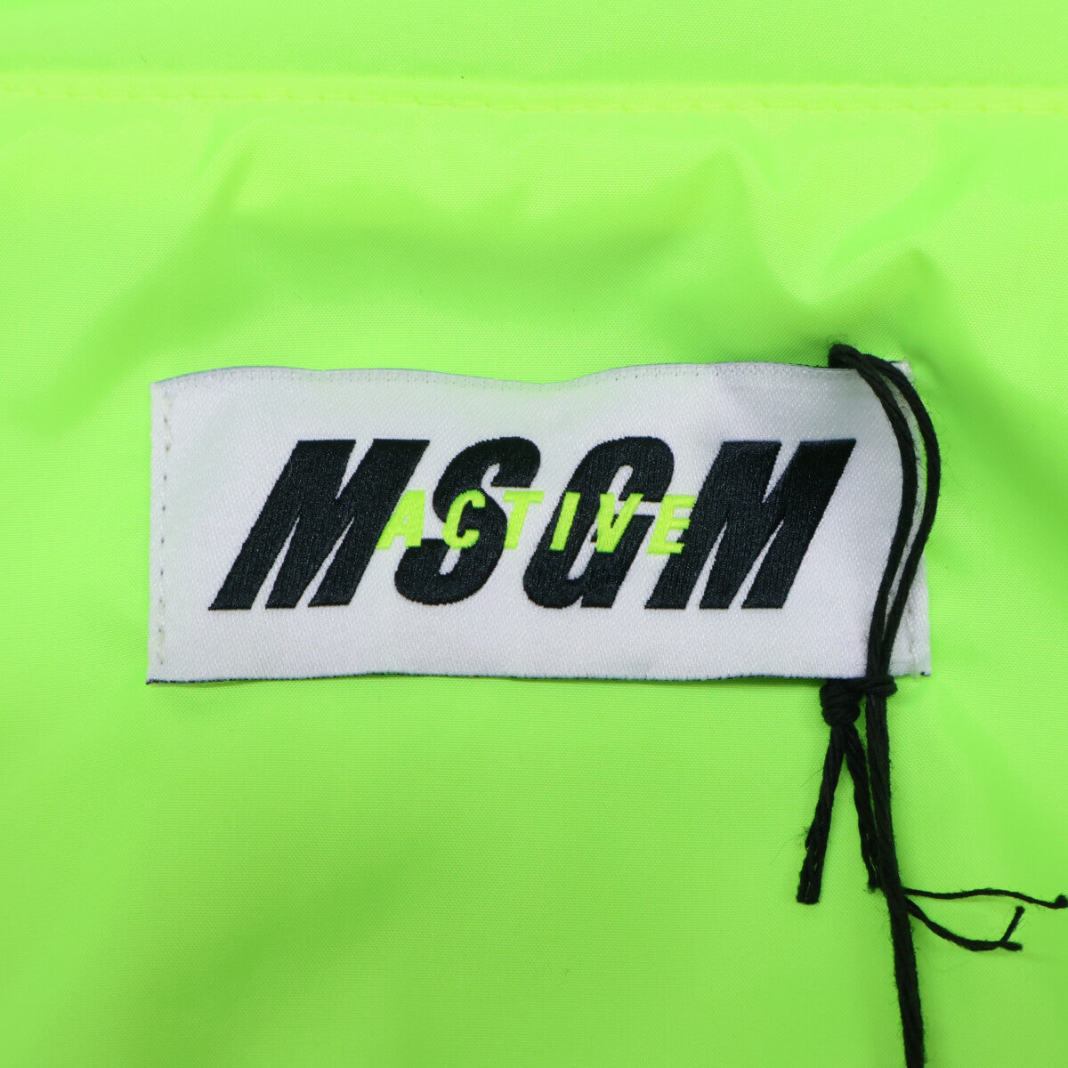 MSGM Neon Nylon Jacket Blue Yellow Size S