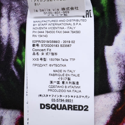 Dsquared2 DSQUARED Tie-Dye Short Sleeve Crewneck Size XXS