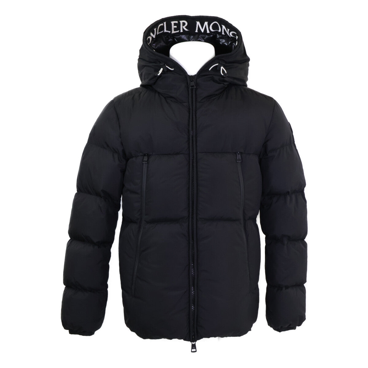 MONCLER MONTCLA Hooded Down Jacket Black Size 1