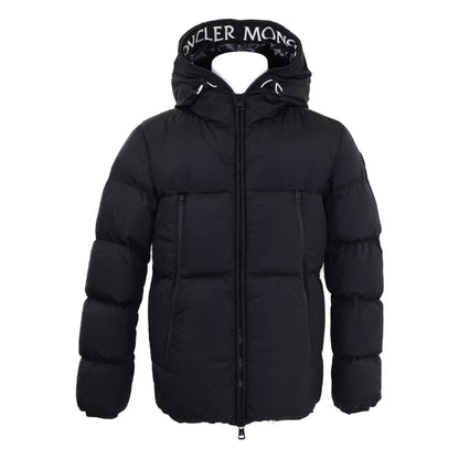 MONCLER MONTCLA Hooded Down Jacket Black Size 1