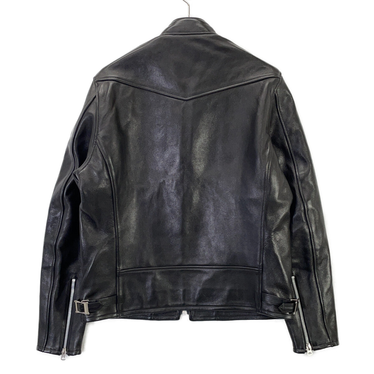 schott 70s Sheep Leather Single Rider Jacket Black Size L