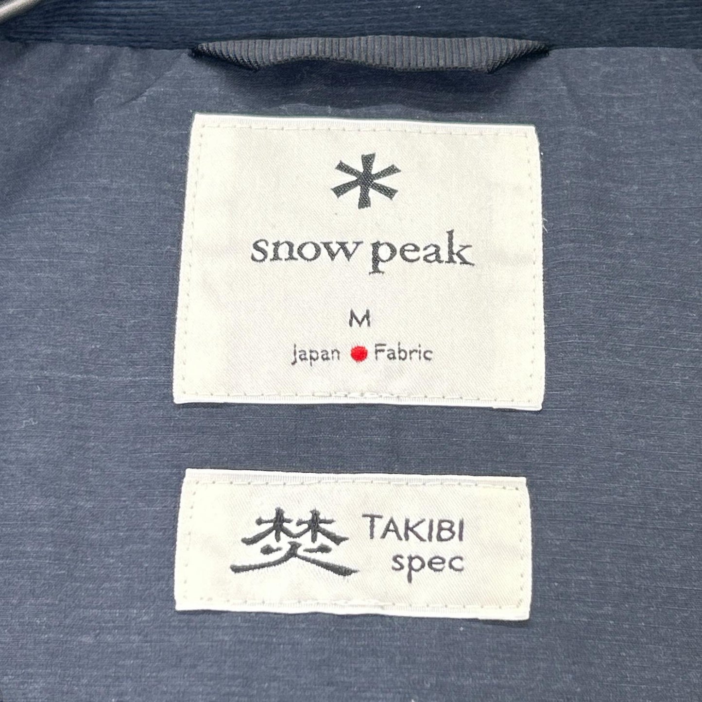 JK- Snowpeak FR 2L Down Coat Black Size M