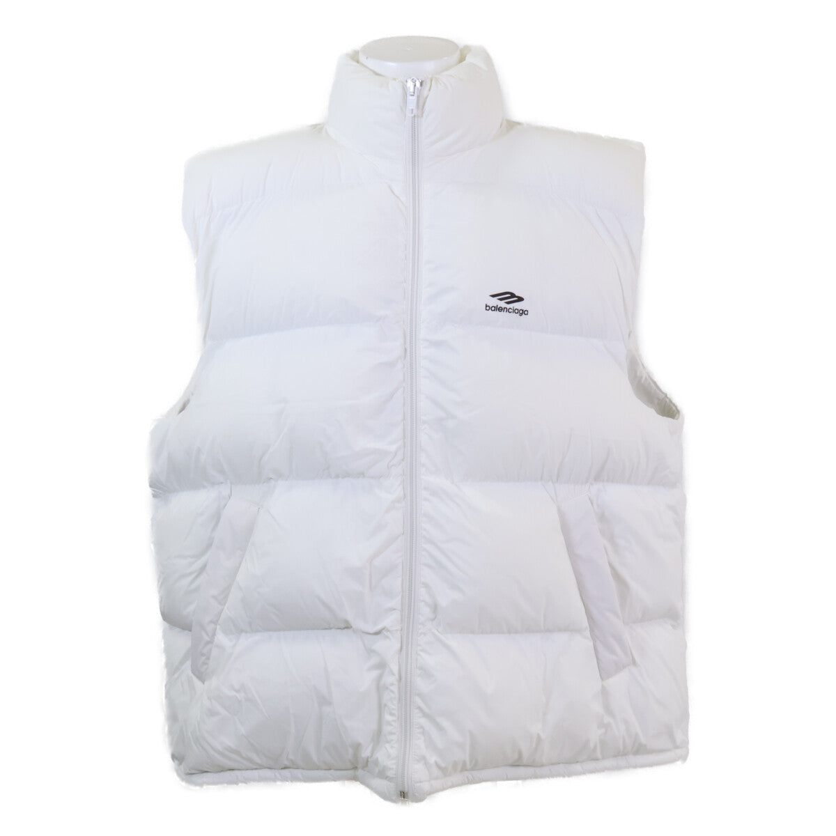 BALENCIAGA 23' 3B SKI Puffer Down Vest White Size 50