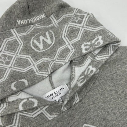 MARK&LONA 26SS Grey Stela CO CASH Blended Hoodie Size 46