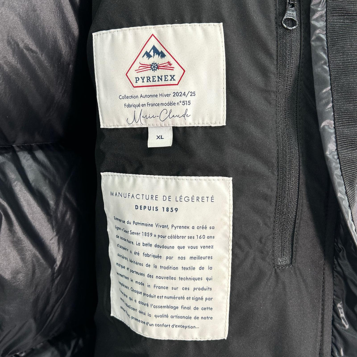 PYRENEX BARRY3 Down Jacket Black Size XL