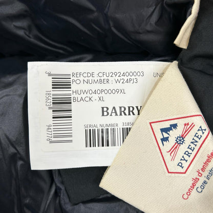 PYRENEX BARRY3 Down Jacket Black Size XL
