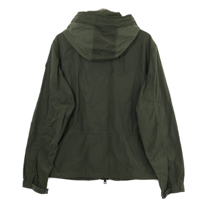 MONCLER SCIE Logo Hooded Nylon Jacket Khaki Size 1