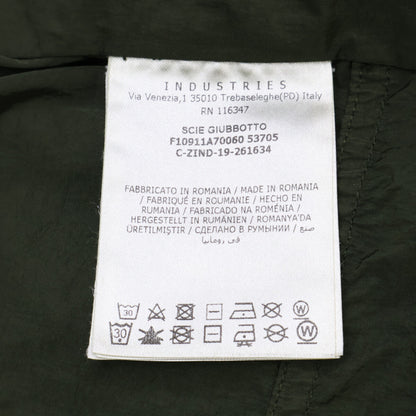 MONCLER SCIE Logo Hooded Nylon Jacket Khaki Size 1