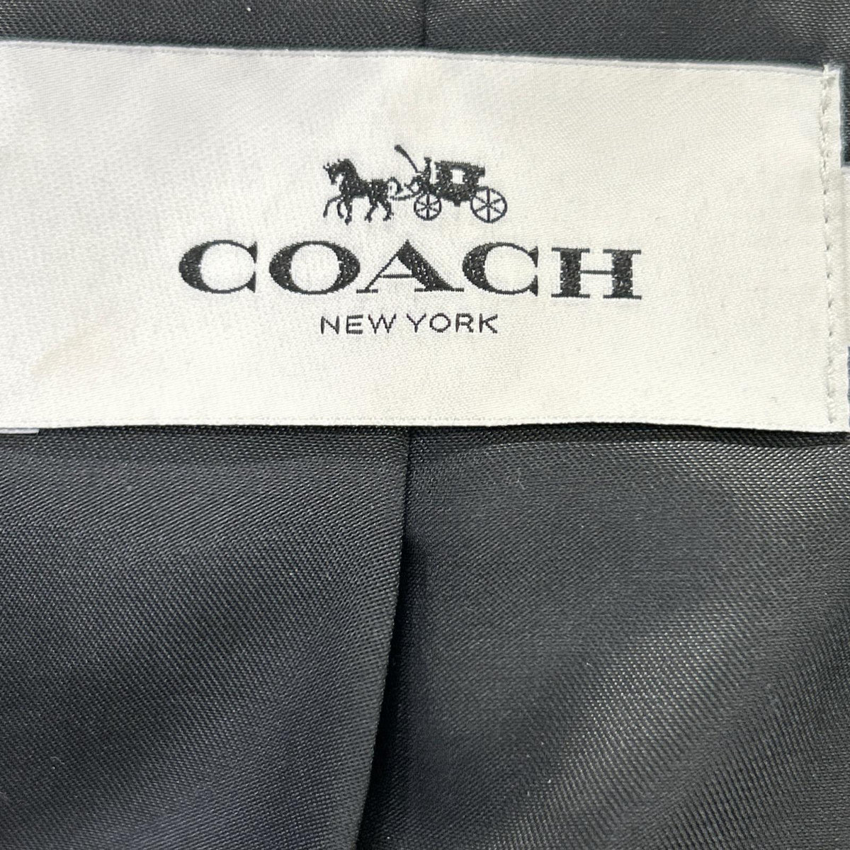 COACH F86594 Black Cowhide Leather Rider Jacket Size XS