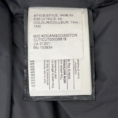CANADA GOOSE 3438JM Jasper Parka Down Jacket Size XS/TP