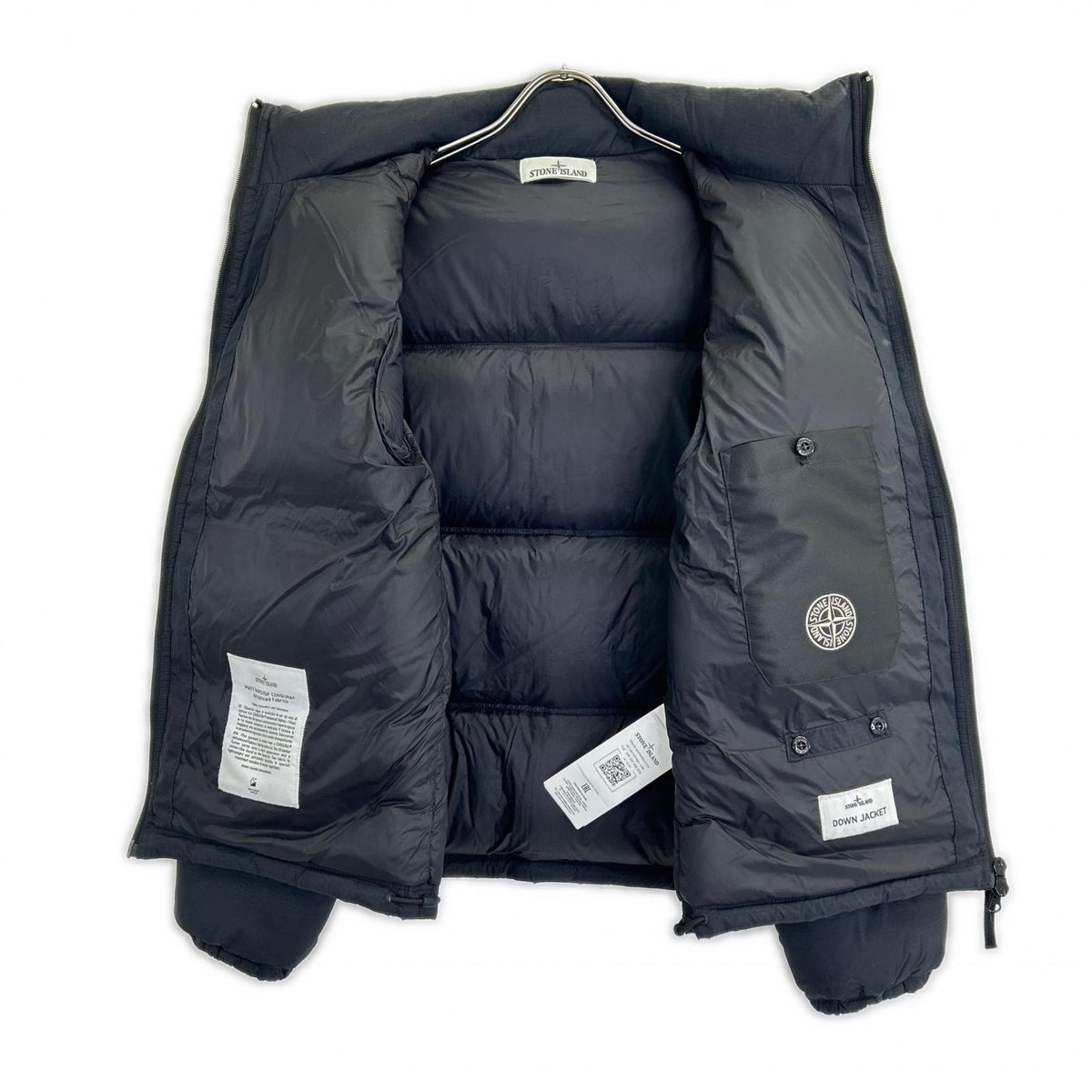 STONE ISLAND 4100125 Ripstop Nylon Down Jacket Navy Size S