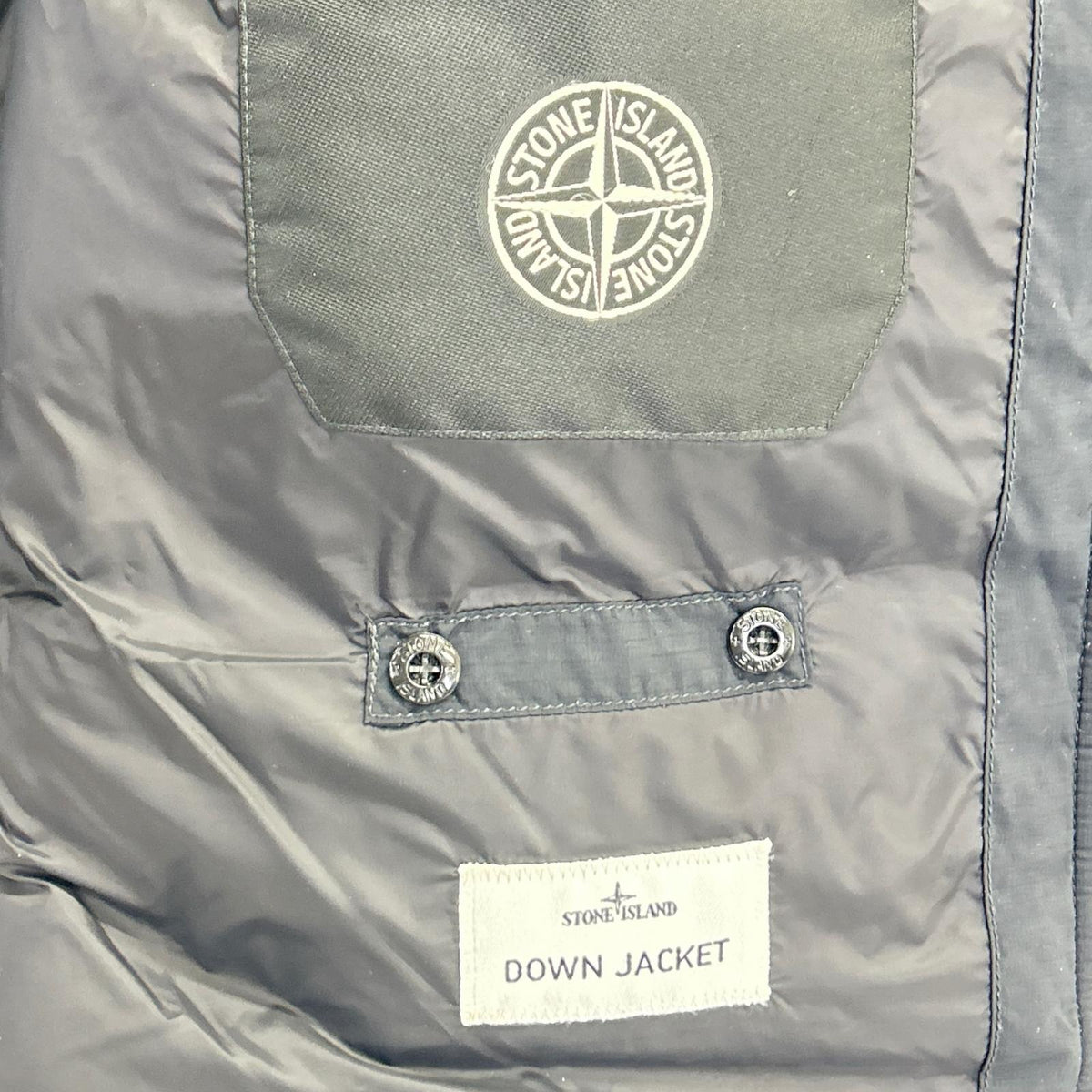 STONE ISLAND 4100125 Ripstop Nylon Down Jacket Navy Size S