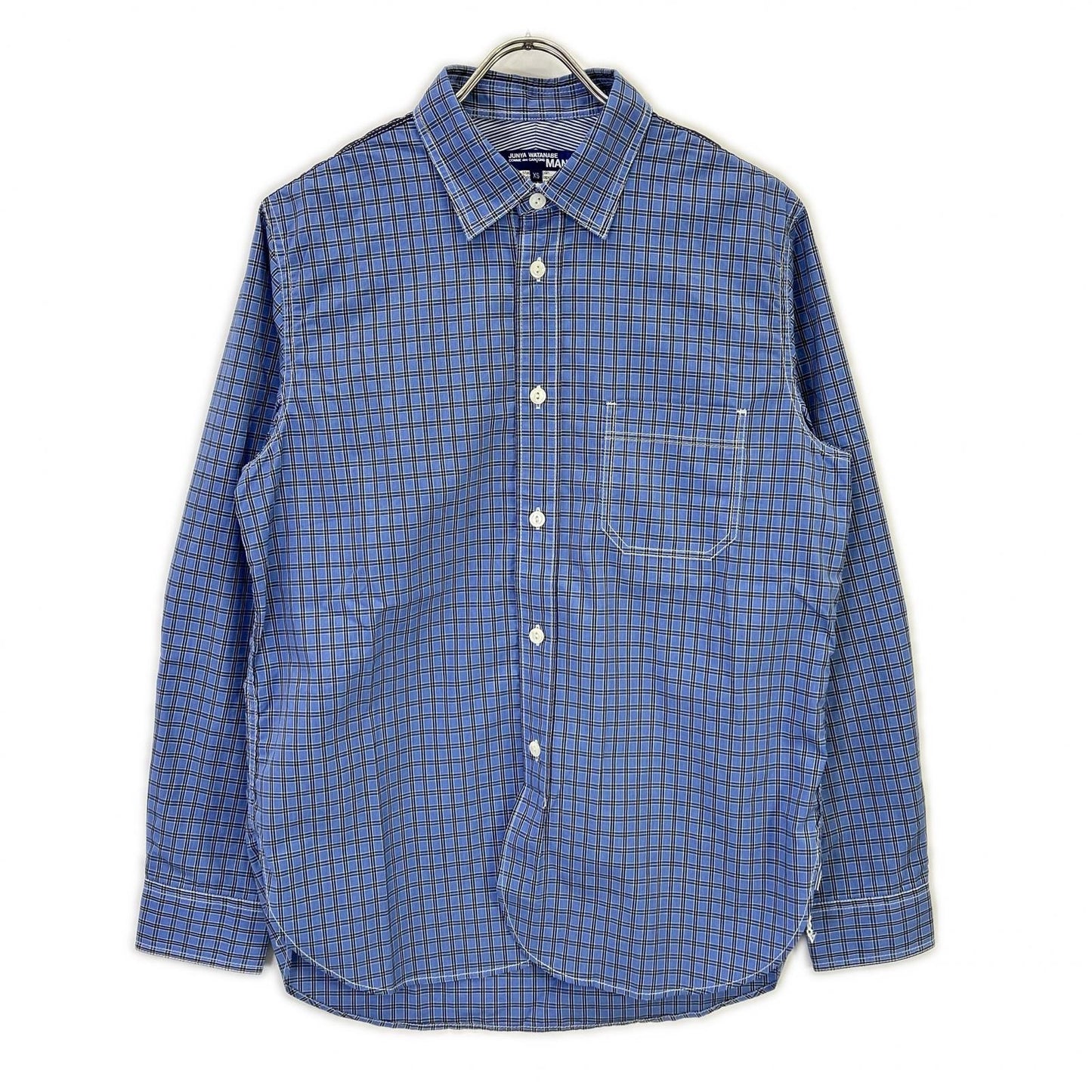 JUNYA WATANABE MAN AD2020 Check Elbow Patch Shirt Size XS