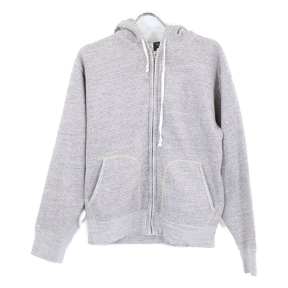 RRL Grey Cotton Zip-Up Hoodie Size S/P