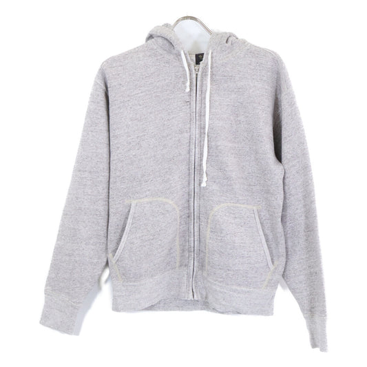 RRL Grey Cotton Zip-Up Hoodie Size S/P